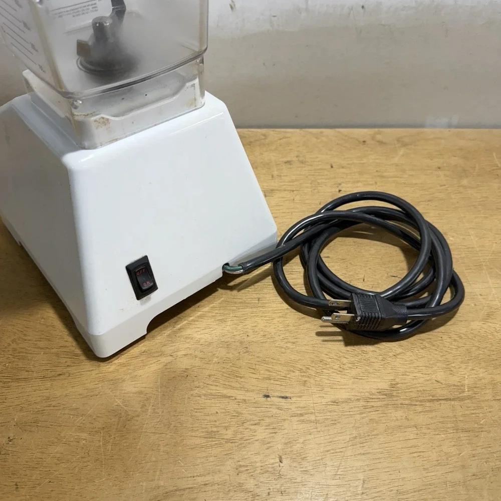 K-Tec Champ HP3 Blender ES-3 White Commercial 1500W High Performance Tested